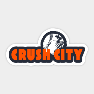 CRUSH CITY Sticker